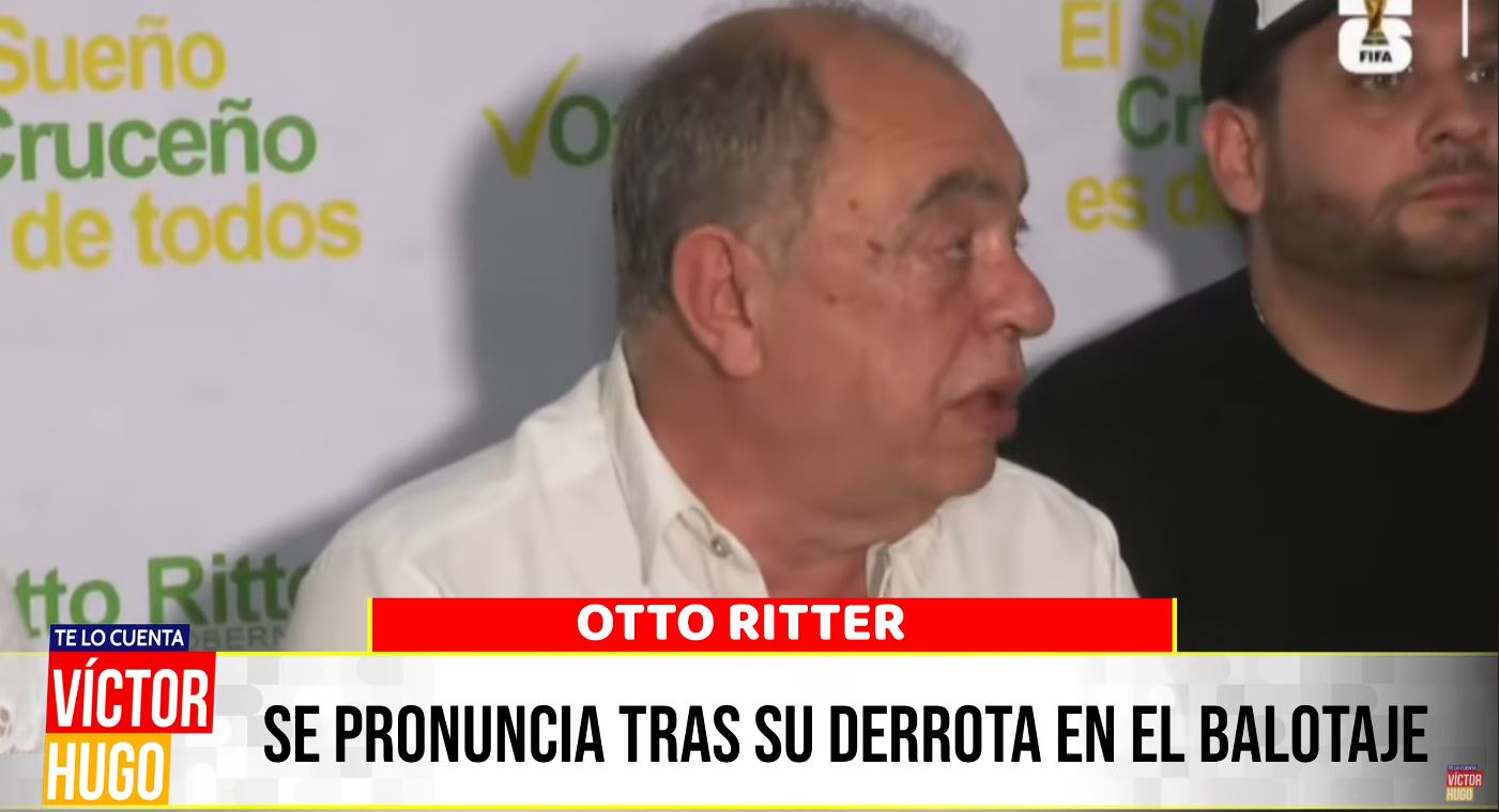 OTTO RITTER SE PRONUNCIA TRAS SU DERROTA EN EL BALOTAJE