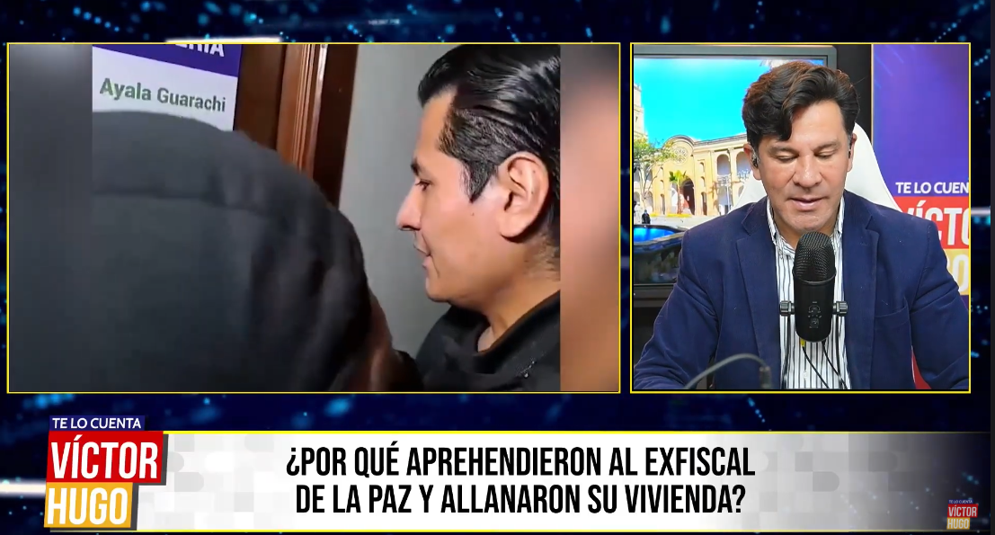 APREHENDEN AL EXFISCAL DEPARTAMENTAL DE LA PAZ LUIS CARLOS TORREZ